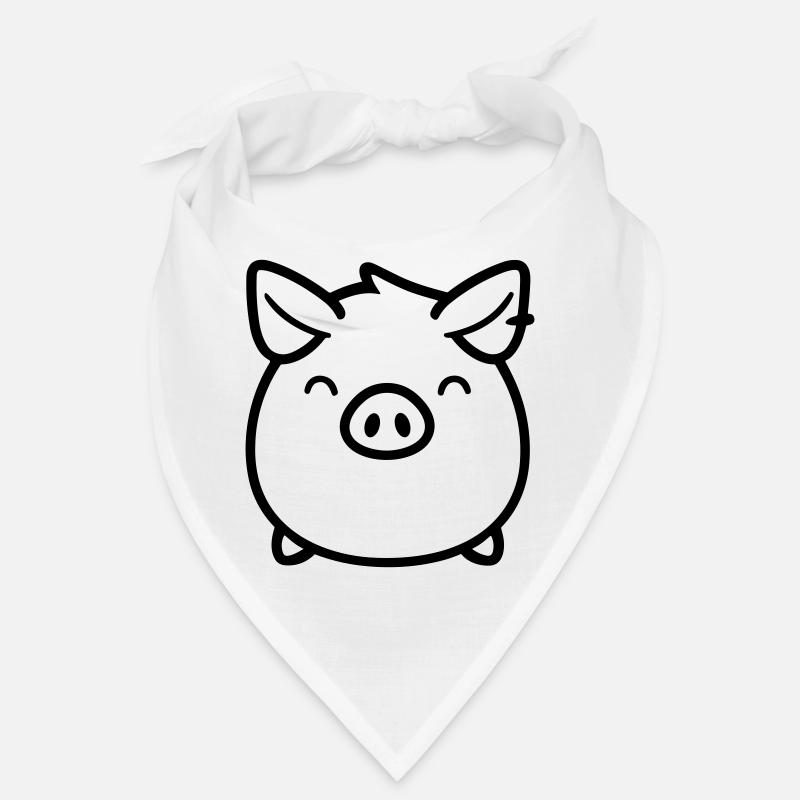 Schwein Bandana