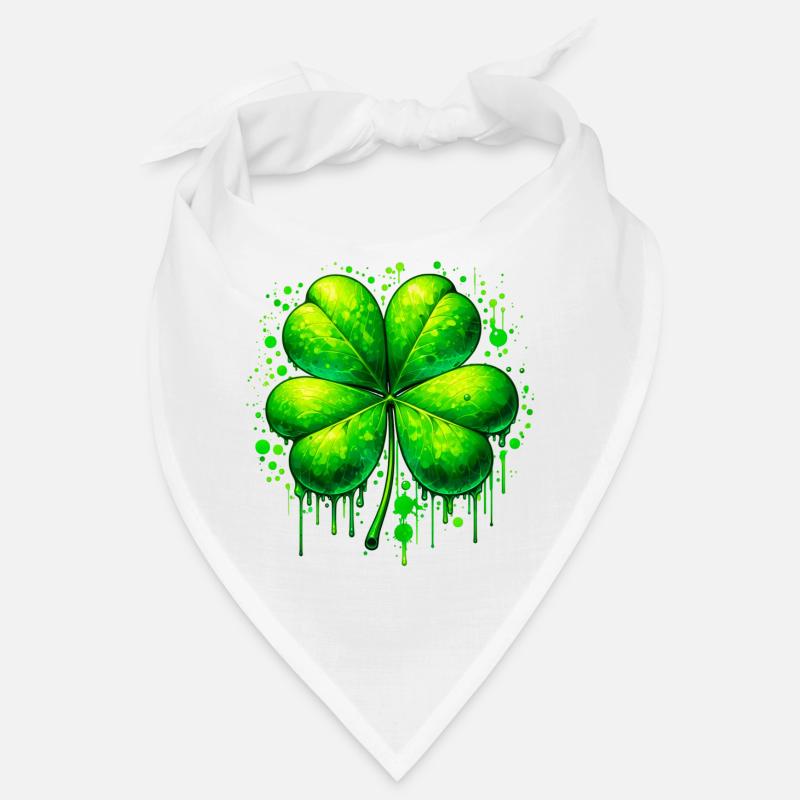 Vierblättriges Kleeblatt Bandana