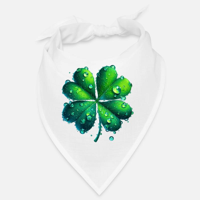 Vierblättriges Kleeblatt Bandana