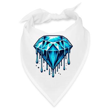 Diamant - Bandana - Weiß - Vorne