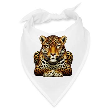 Leopard - Bandana - Weiß - Vorne