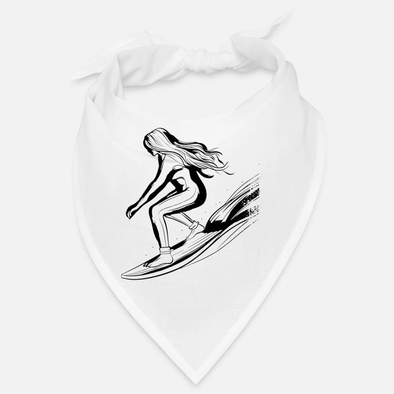 Surfer Mädchen Bandana