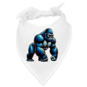 Gorilla - Bandana - Weiß - Vorne