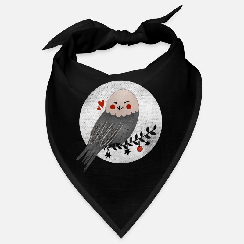Weihnachtliche Eule Bandana