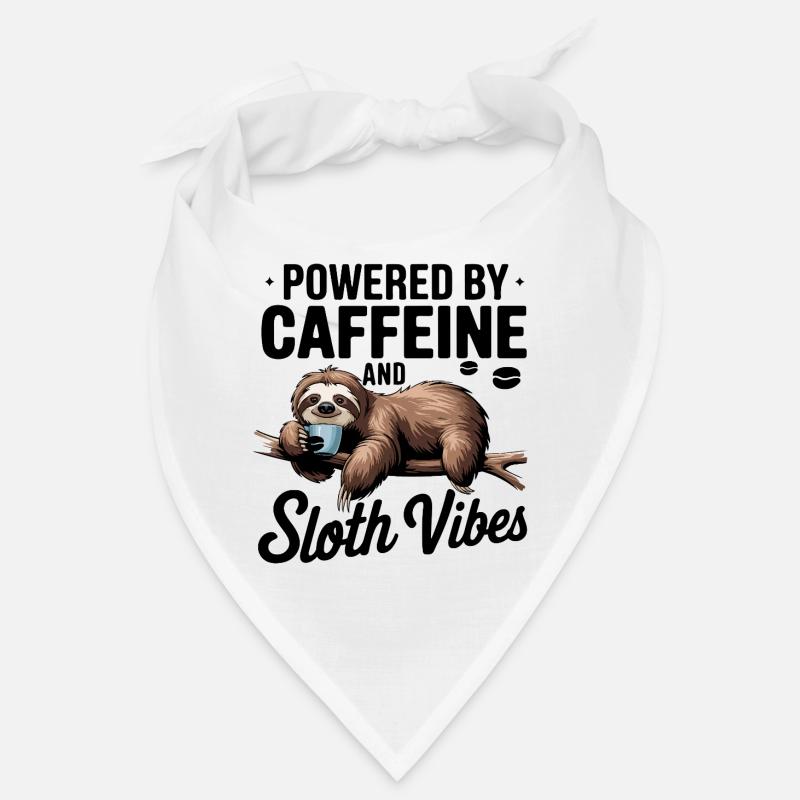 Powered by Caffeine and Sloth Vibes Bandana