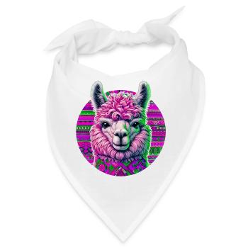 Alpaka - Bandana - Weiß - Vorne