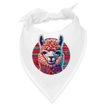 Alpaka - Bandana - Weiß - Vorne