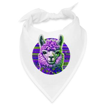 Alpaka - Bandana - Weiß - Vorne