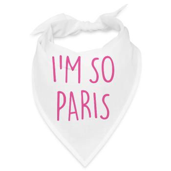 I'M SO PARIS - Bandana - Weiß - Vorne