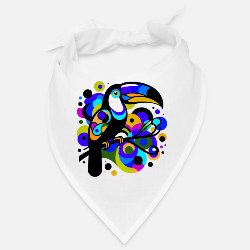 Tukan - Bandana - Weiß