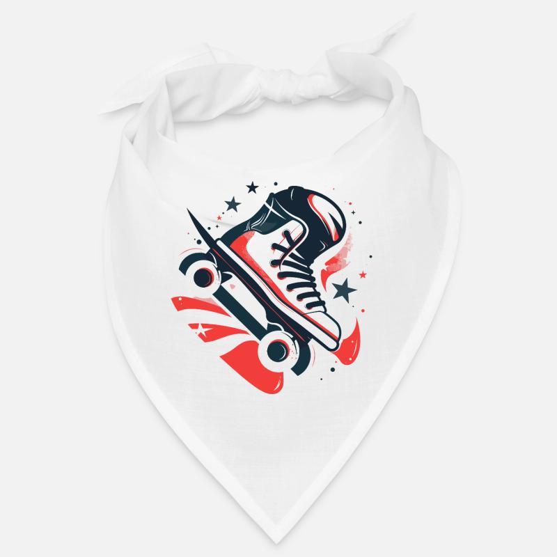 Roller Skates Drawing Bandana
