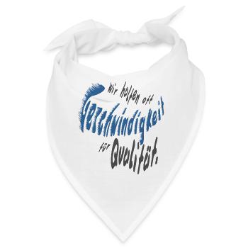 Geschwindigkeit - Bandana - Weiß - Vorne