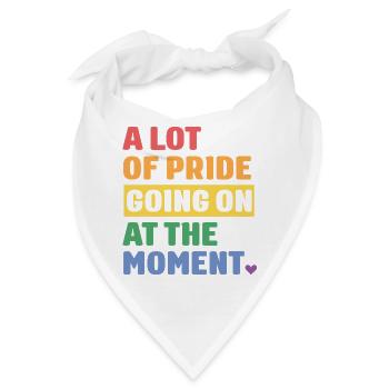 LGBTQ Pride Month - Viel Pride - Bandana - Weiß - Vorne