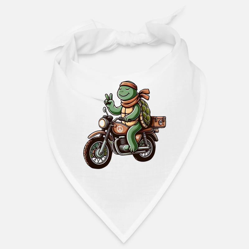 Enduro Turtle Peace Motard Bandana