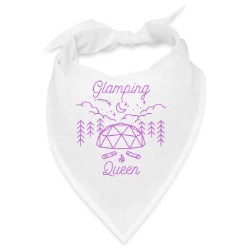 Glamping Queen - Bandana - Weiß - Vorne