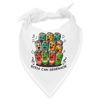Dose Chor-Serenade - Bandana - Weiß - Vorne