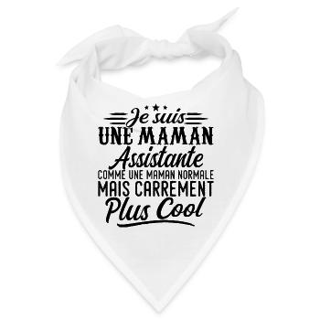 Assistant Mom: normal, aber knallharter - Bandana - Weiß - Vorne