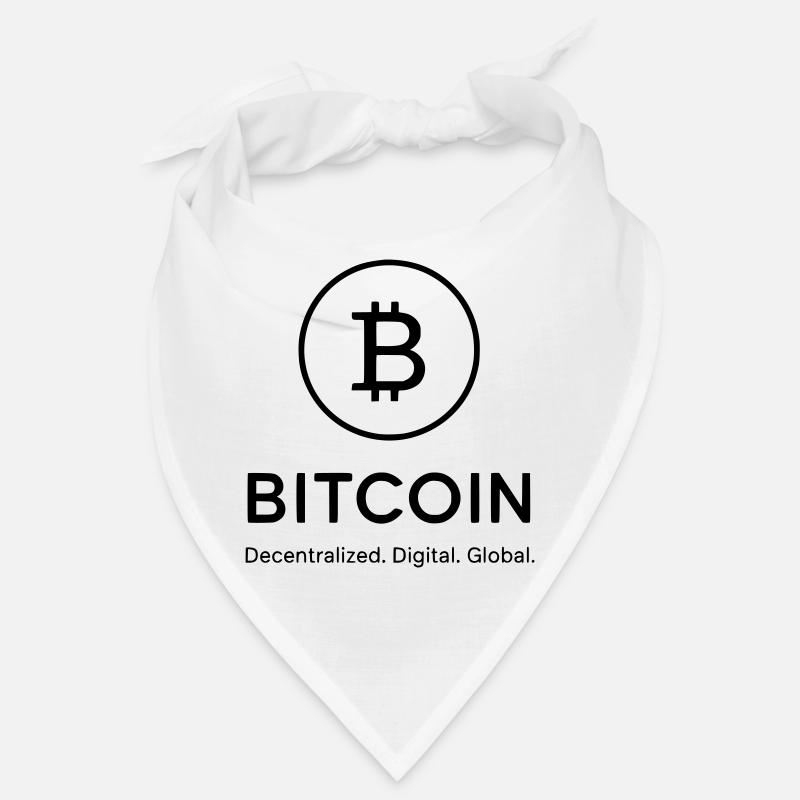 Bitcoin - dezentral, digital global Bandana