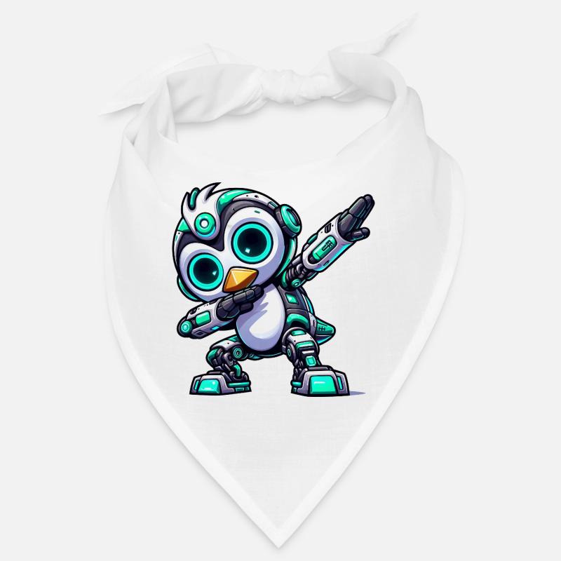 Cool pingouin robot cyborg robot astronaute dab Bandana