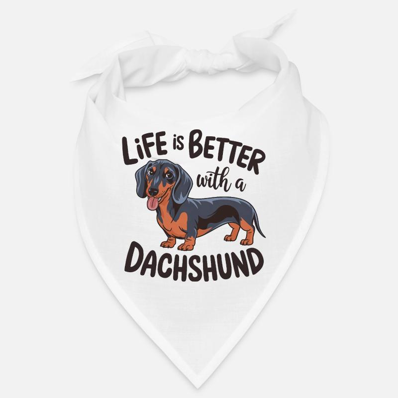 Life Is Better With A Dachshund Bandana