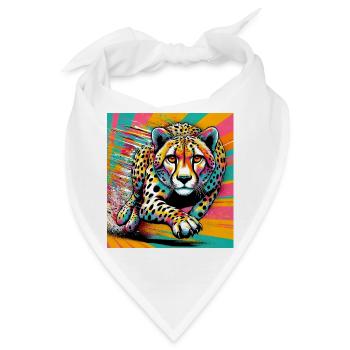 Gepard - Bandana - Weiß - Vorne