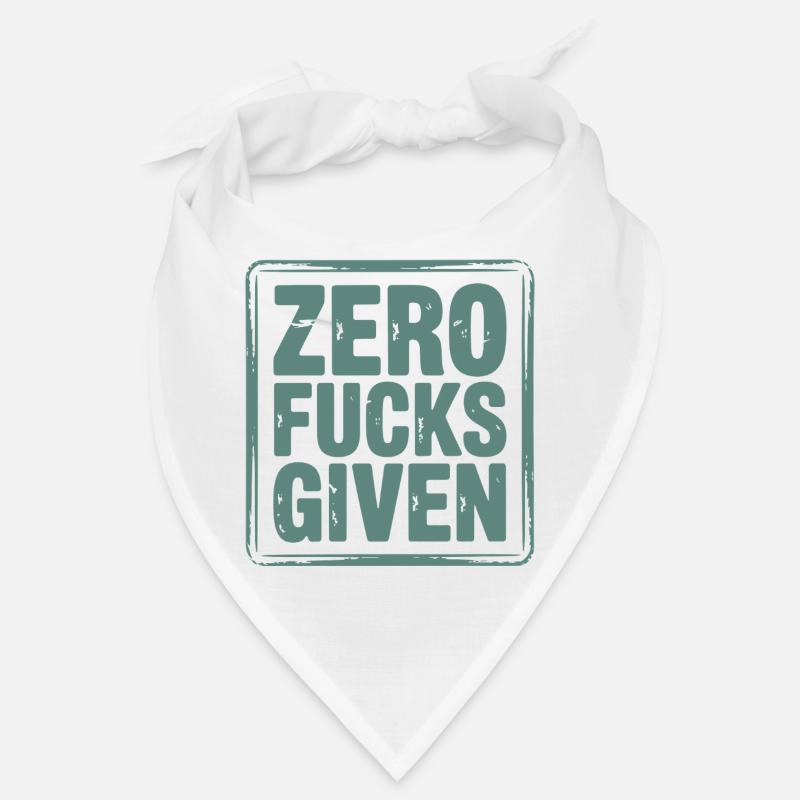 Bittersweet Zero Fucks Design Bandana
