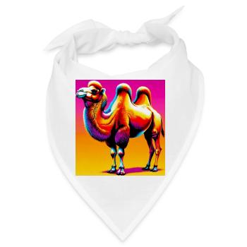 Kamel - Bandana - Weiß - Vorne