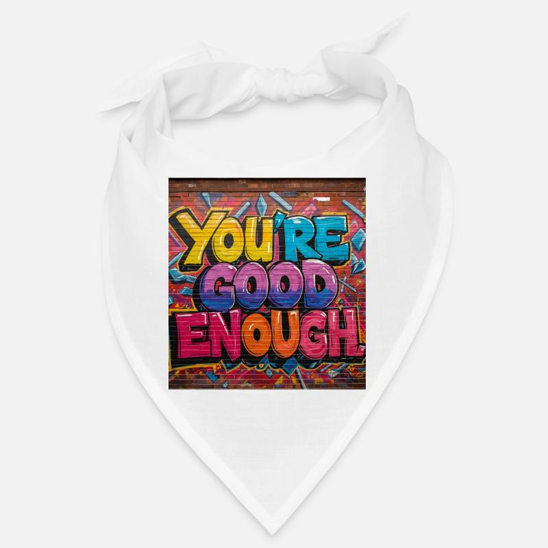 Art de texte graffiti inspirant Bandana