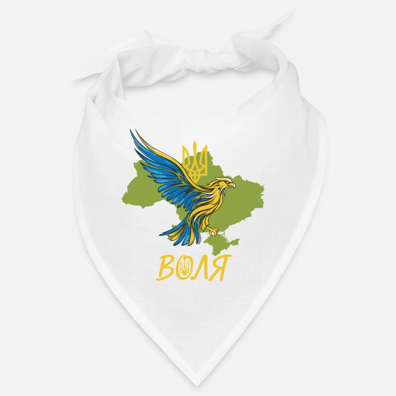 Volya Phoenix over Ukraine Map Bandana