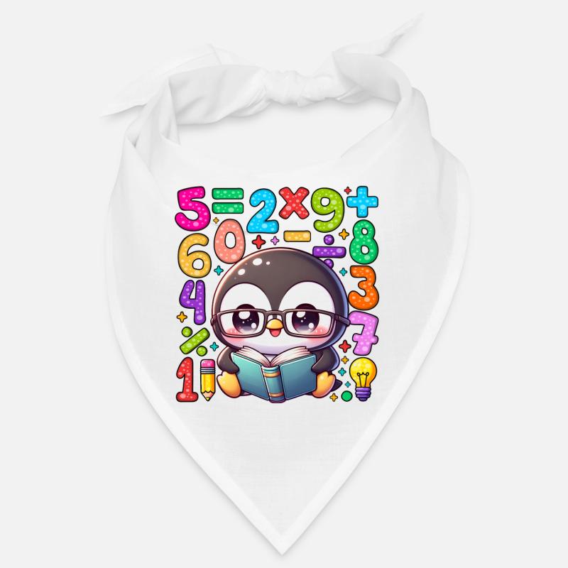 Number Day Penguin Reading Numbers Bandana