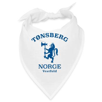 Tonsberg Norge Norwegen - Bandana - Weiß - Vorne