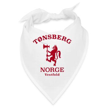 Tonsberg Norge Norwegen - Bandana - Weiß - Vorne