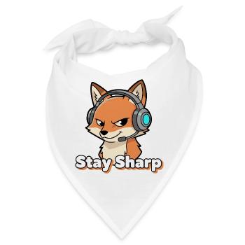 StaySharp Fuchs Headset - Bandana - Weiß - Vorne