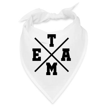 Team - Bandana - Weiß - Vorne