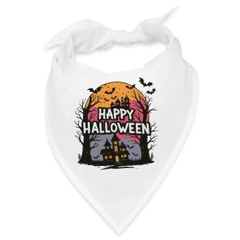 Halloween-Spukfantasie - Bandana - Weiß - Vorne