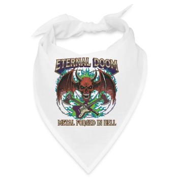 Eternal Doom Höllenmetall Artwork - Bandana - Weiß - Vorne