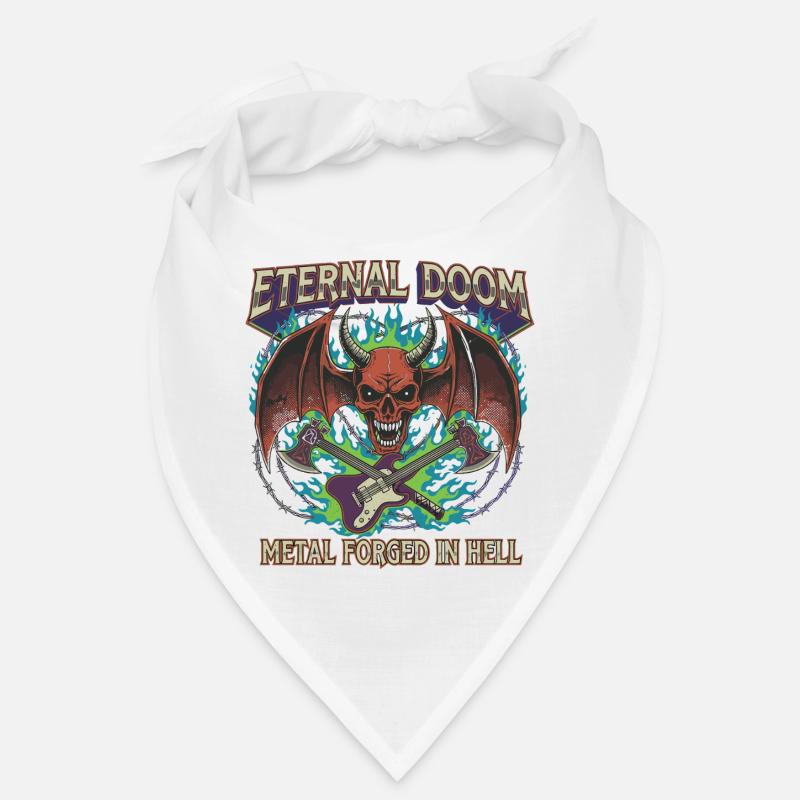 Eternal Doom Hell Metal Artwork Bandana