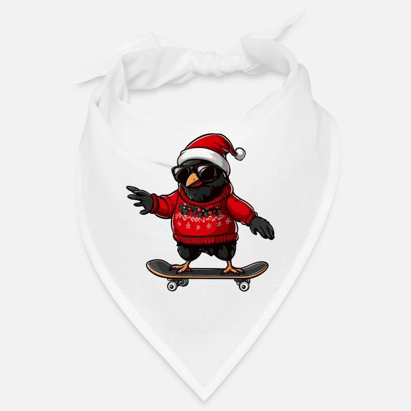 Corbeau Corbeau Noël drôle Bandana
