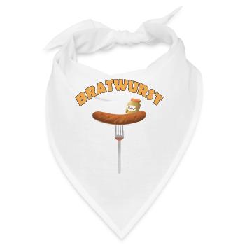 BRATWURST - Bandana - Weiß - Vorne