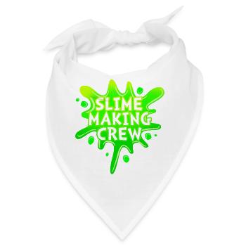 Schleimig Schleim Slime - Bandana - Weiß - Vorne