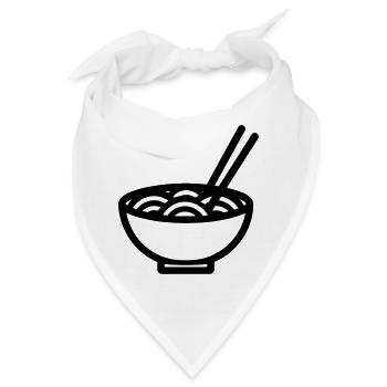 Ramen - Bandana - Weiß - Vorne