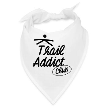 Trail Addict Club - Bandana - Weiß - Vorne