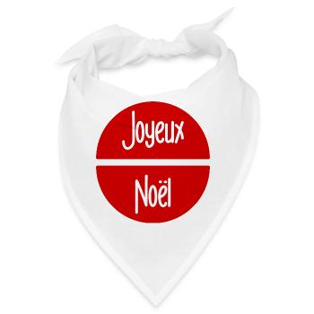 FROHE WEIHNACHTEN. WEIHNACHTEN. FROHE WEIHNACHTEN. FROHE WEIHNACHTEN - Bandana - Weiß - Vorne