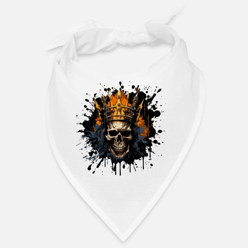 King's Skull with Crown Bandana