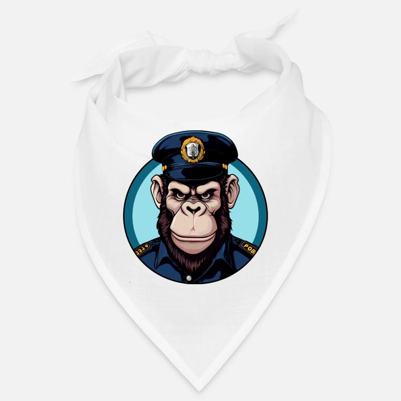 Policeman Monkey Bandana