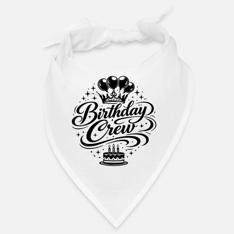 Birthday Crew Celebration Bandana