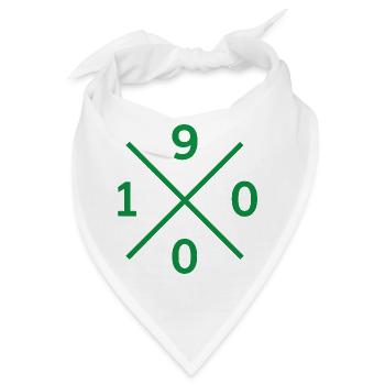 1900 Mönchengladbach Fan Hoodie, T-Shirt, Kissen - Bandana - Weiß - Vorne