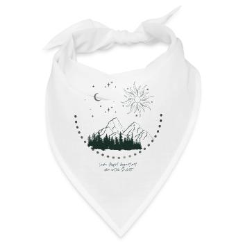 Gipfel - Bandana - Weiß - Vorne
