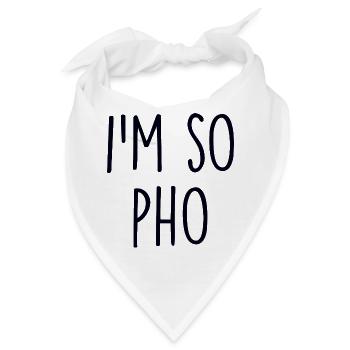 Pho Soup - Bandana - Weiß - Vorne