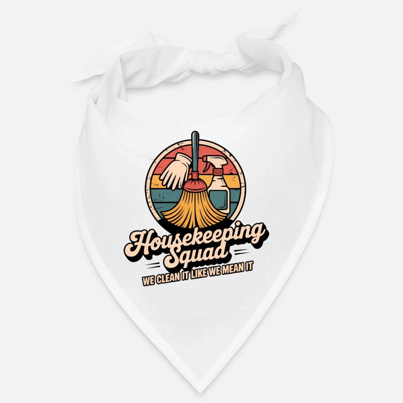 Funny Cleaning Design Bandana